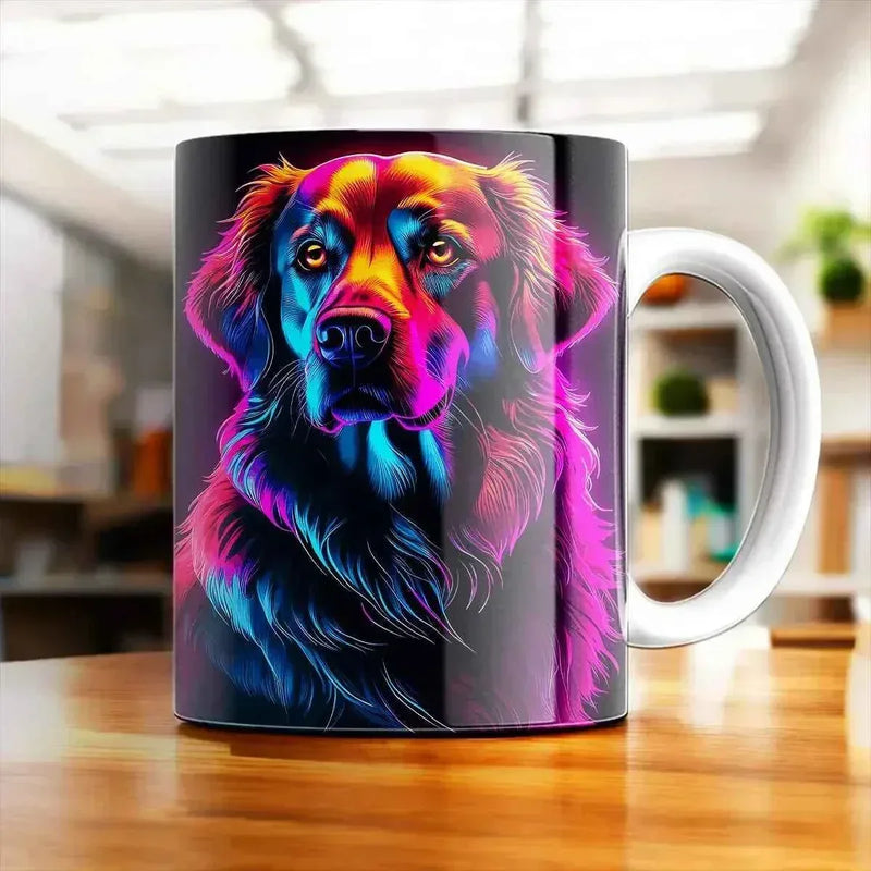 Mug Chien Pop illustré à la main en Anjou
