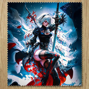 Chiffonnette 2B Nier Automata illustrée à la main en Anjou