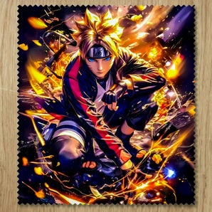 Chiffonnette Boruto Uzumaki Naruto illustré à la main en Anjou
