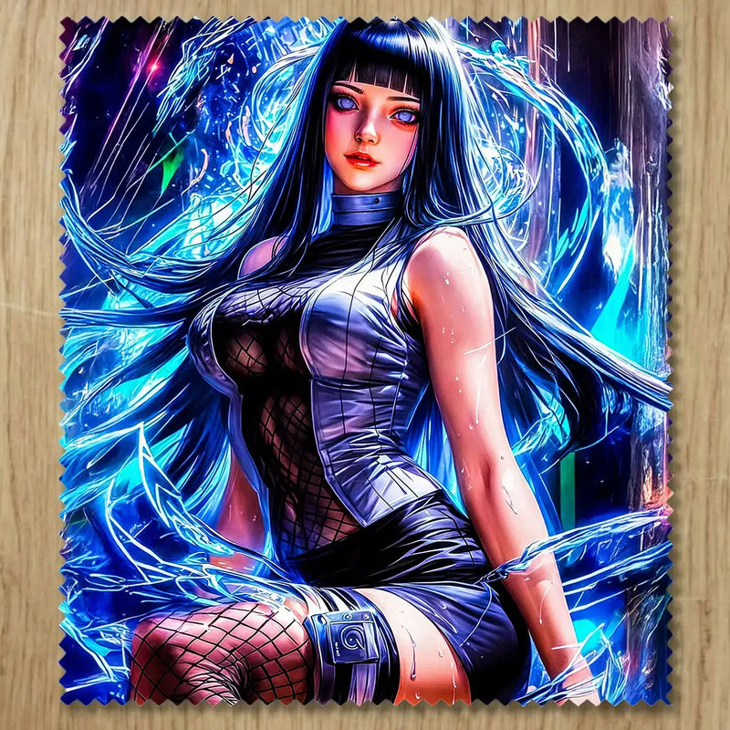 Chiffonnette Hinata Naruto illustrée à la main en Anjou