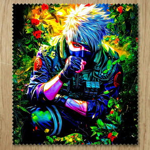 Chiffonnette Kakashi Naruto illustrée à la main en Anjou