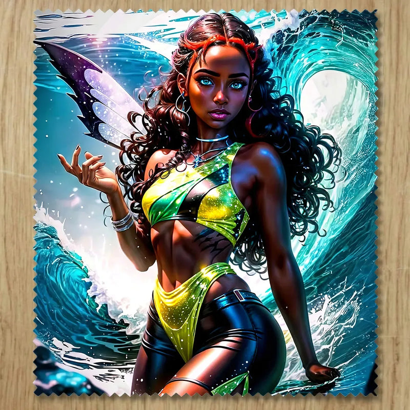 Chiffonnette Layla Winx illustrée à la main en Anjou