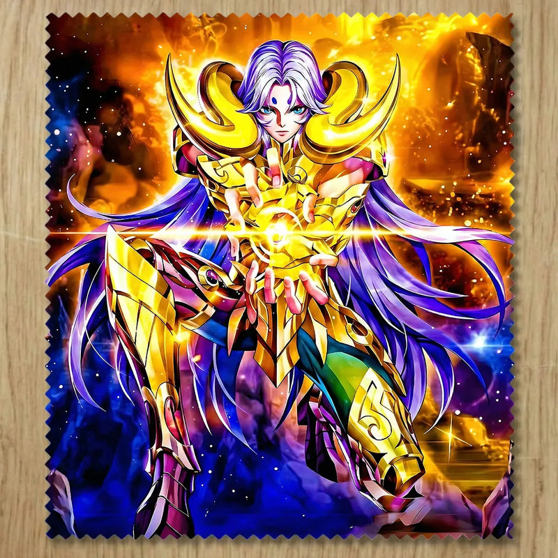 Chiffonnette Mû du Bélier Saint Seiya illustrée à la main en Anjou