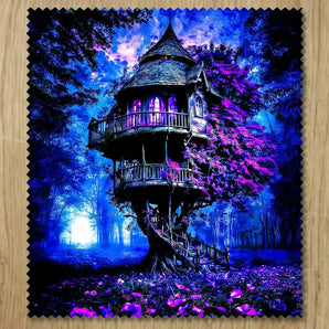 Chiffonnette Maison de Sorcière illustrée à la main en Anjou