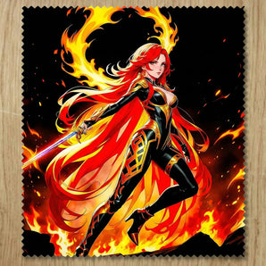 Chiffonnette Mavuika Genshin Impact illustrée à la main en Anjou