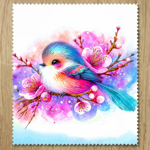 Chiffonnette Oiseau Dessin illustrée à la main en Anjou