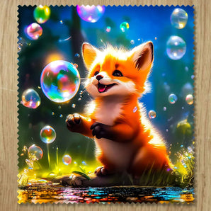 Chiffonnette Renard illustrée à la main en Anjou