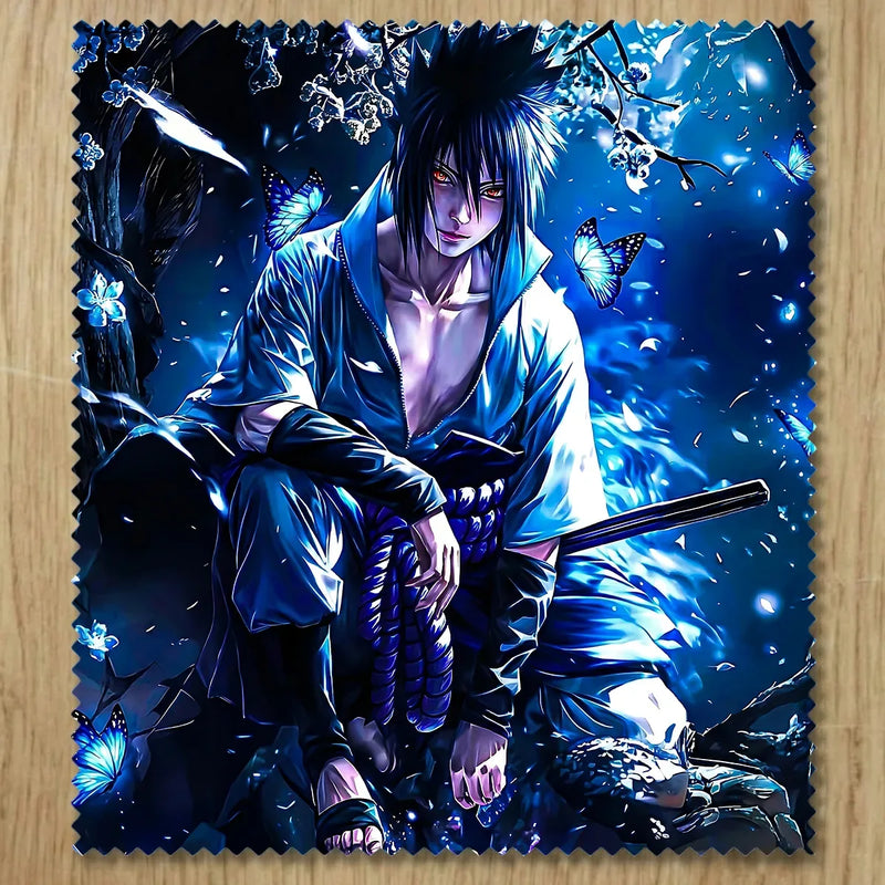 Chiffonnette Sasuke Naruto illustrée à la main en Anjou