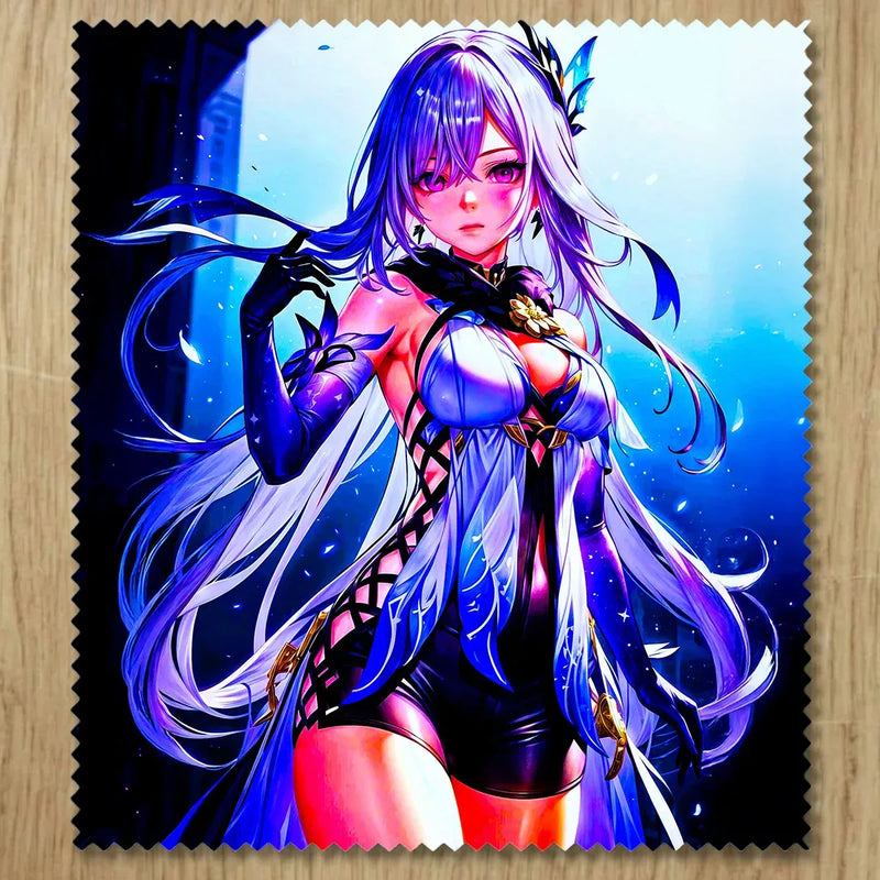 Chiffonnette Skirk Genshin Impact illustrée à la main en Anjou