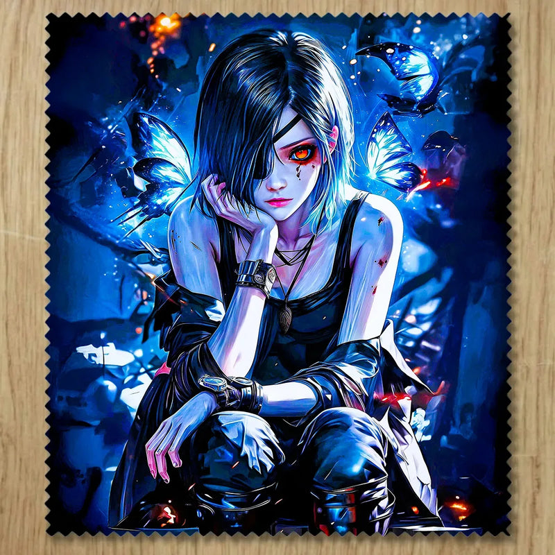 Chiffonnette Touka Tokyo Ghoul illustrée à la main en Anjou