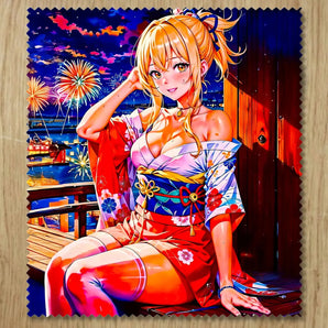 Chiffonnette Yoimiya Genshin Impact illustrée à la main en Anjou