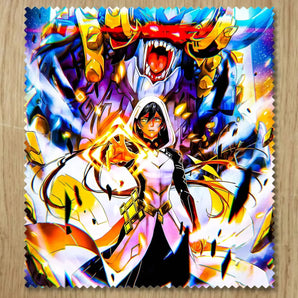 Chiffonnette Zhongli Genshin Impact illustrée à la main en Anjou