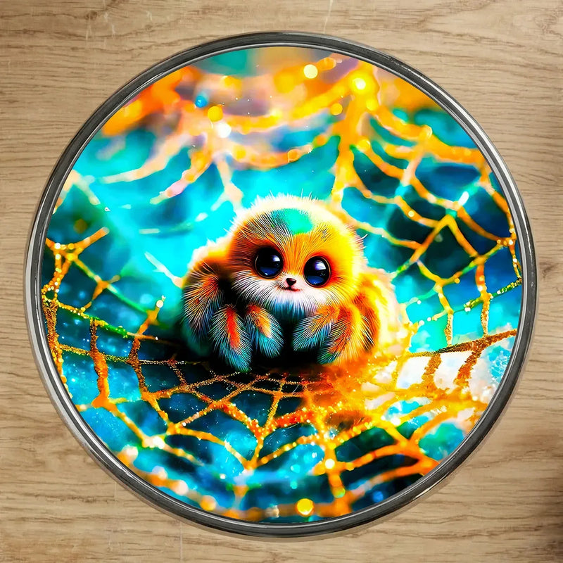 Magnet Araignée illustré à la main en Anjou