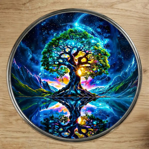 Magnet Arbre de Vie illustré à la main en Anjou