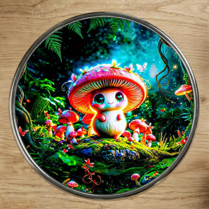 Magnet Champignon illustré à la main en Anjou