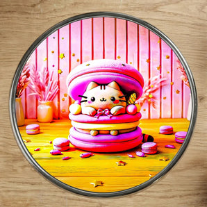 Magnet Chat Macaron