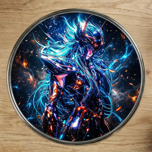 Magnet Aquarius Dark Saint Seiya illustré à la main en Anjou