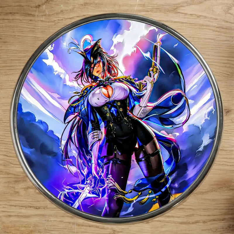 Magnet Clorinde Genshin Impact illustré à la main en Anjou