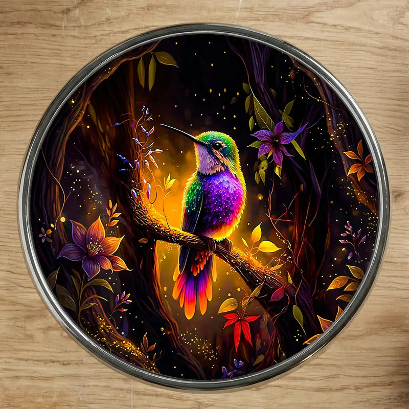 Magnet Colibris Violet illustré à la main en Anjou