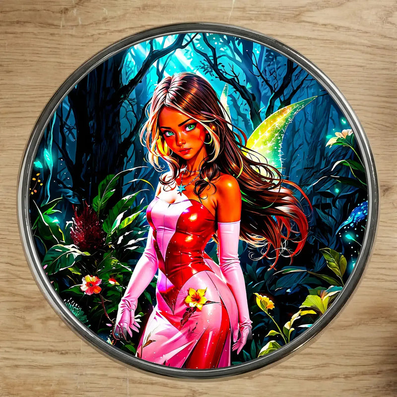 Magnet Flora Winx illustré à la main en Anjou