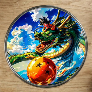 Magnet Goku Shenron Dragon Ball illustré à la main en Anjou