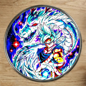 Magnet Goku Ultra Instinct Dragon Ball illustré à la main en Anjou