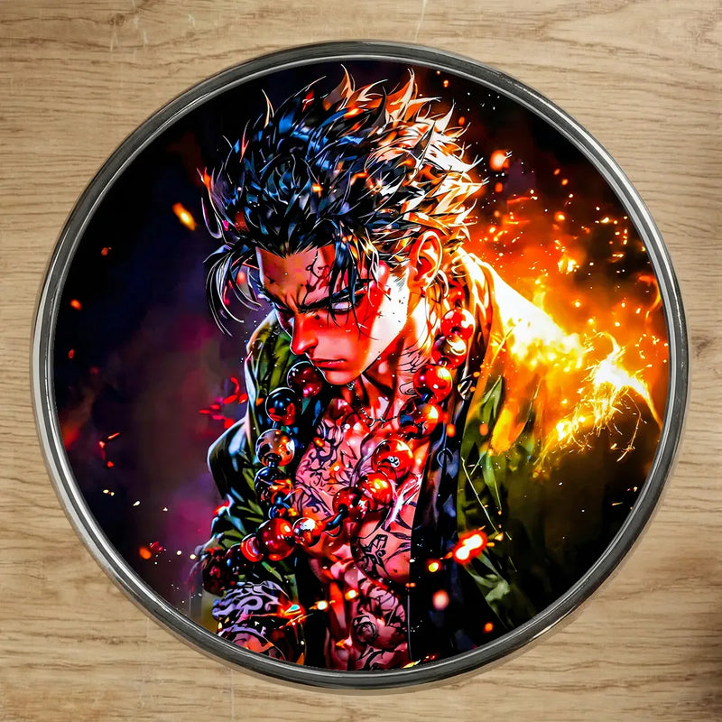 Magnet Gyomei Himejima Demon Slayer illustré à la main en Anjou