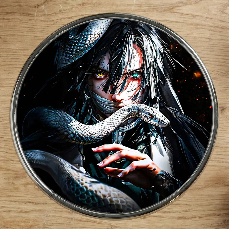 Magnet Obanai Demon Slayer illustré à la main en Anjou