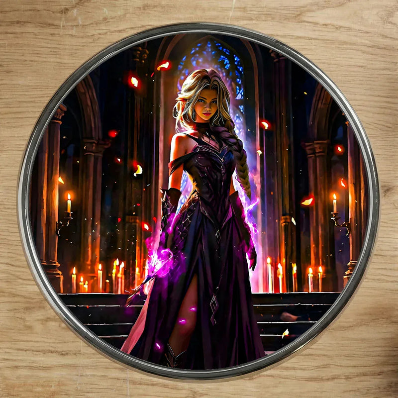 Magnet Princesse Guerrière illustré à la main en Anjou