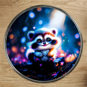 Magnet Raton Laveur illustré à la main en Anjou