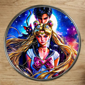Magnet Sailor Moon illustré à la main en Anjou