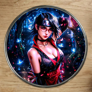 Magnet Sarada illustré à la main en Anjou