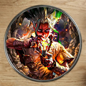 Magnet Senku Dr Stone illustré à la main en Anjou