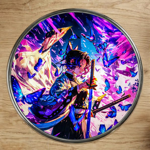 Magnet Shinobu Kocho Demon Slayer illustré à la main en Anjou