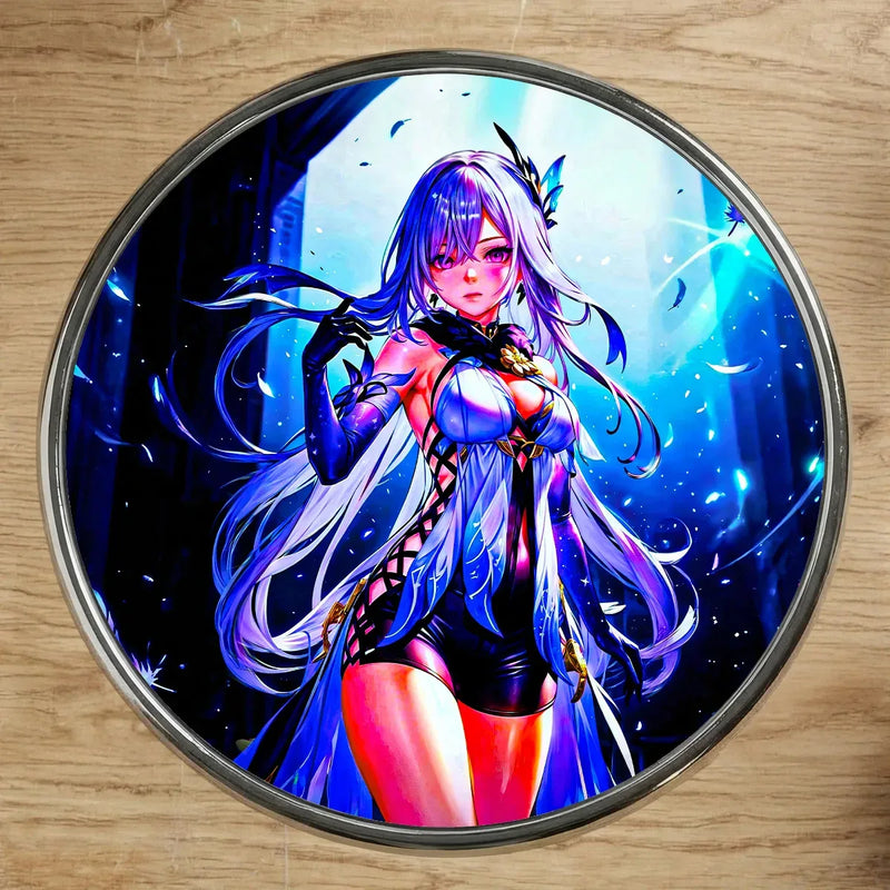 Magnet Skirk Genshin Impact illustré à la main en Anjou