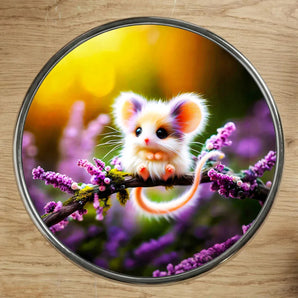Magnet Souris illustré à la main en Anjou
