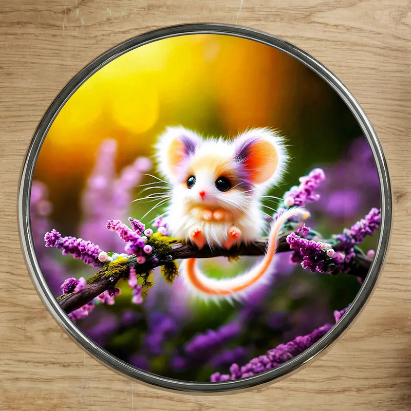 Magnet Souris illustré à la main en Anjou