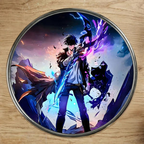 Magnet Sung Jin-Woo Solo Leveling illustré à la main en Anjou