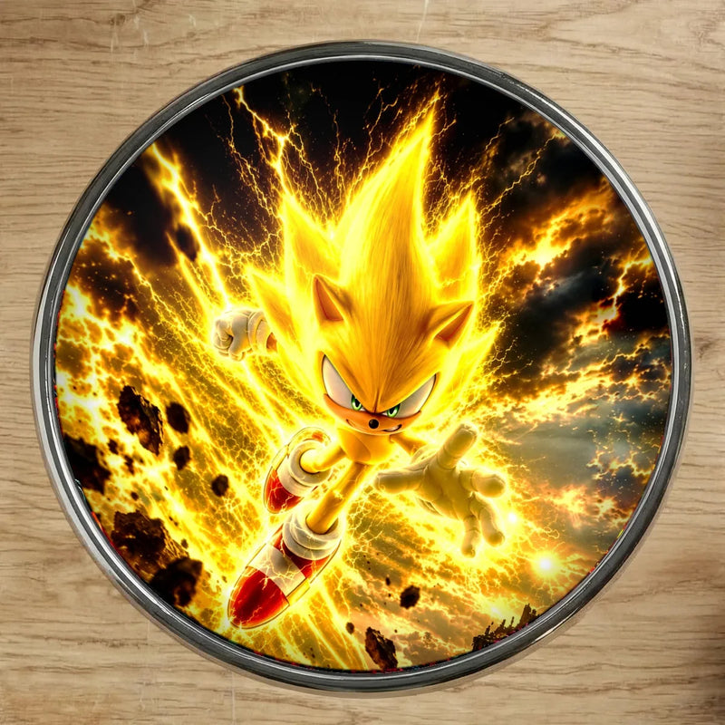 Magnet Super Sonic illustré à la main en Anjou