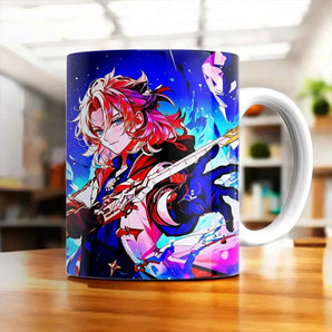 Mug Albedo Genshin Impact illustré à la main en Anjou