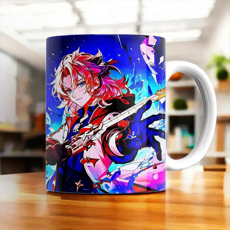 Mug Albedo Genshin Impact illustré à la main en Anjou