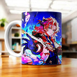 Tasse Albedo Genshin Impact illustrée à la main en Anjou