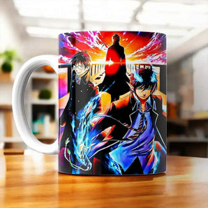 Tasse Blue Exorcist illustrée à la main en Anjou