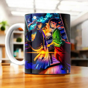 Mug Les Carnets de l'Apothicaire illustré à la main en Anjou