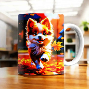 Mug Chien Roux illustré à la main en Anjou