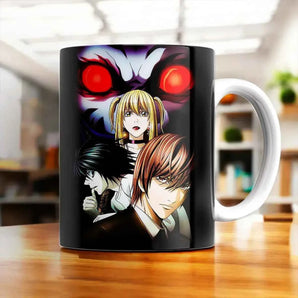 Mug Personnages Death Note illustré à la main en Anjou