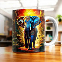 Mug Éléphant Ancien