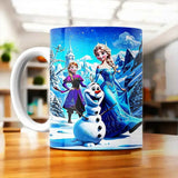 Tasse Elsa illustrée à la main en Anjou