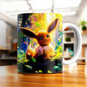 Mug Evoli Pokémon illustré à la main en Anjou