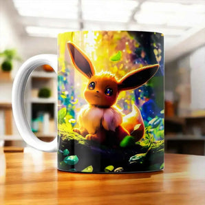 Mug Evoli Pokémon illustré à la main en Anjou